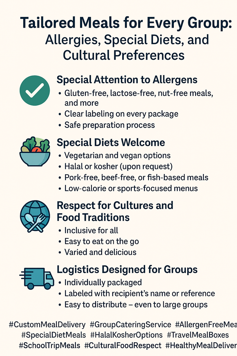 Group Meals: Allergies, Diets & Preferences
